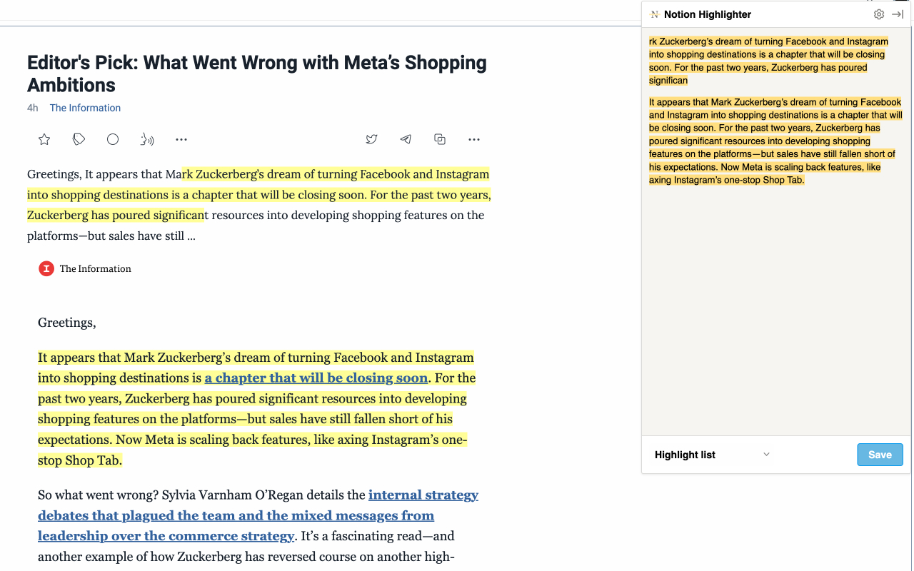Notion Highlighter截图1
