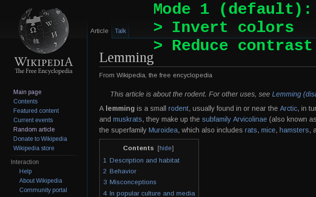 Dark mode / night reader截图3