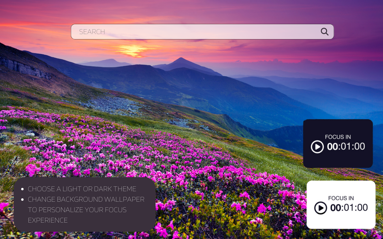 Focus Newtab - Elevate Your Focus Experience截图1