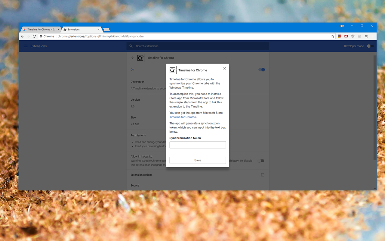 Timeline for Chrome截图1