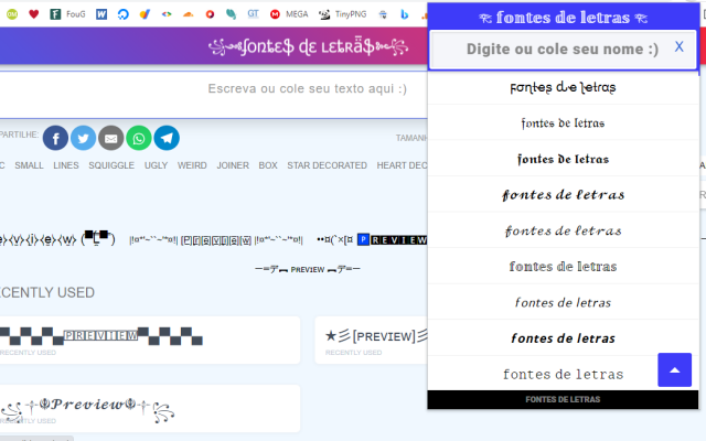 Fontes de letras ➜ #𝟙 ⚡(☉̃ₒ☉) ⭐ 𝓞𝓷𝓵𝓲𝓷𝓮截图1