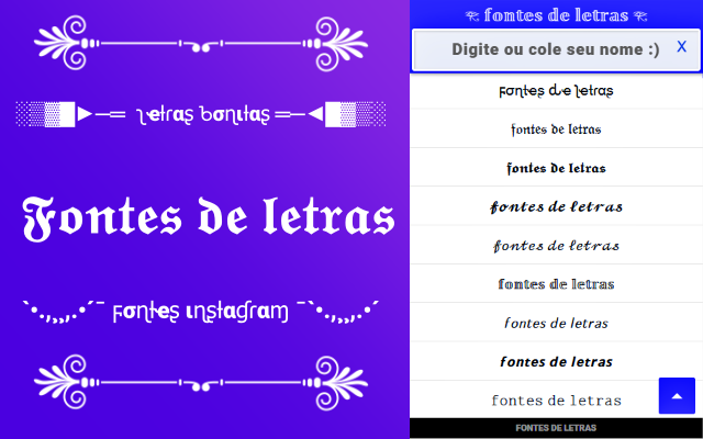 Fontes de letras ➜ #𝟙 ⚡(☉̃ₒ☉) ⭐ 𝓞𝓷𝓵𝓲𝓷𝓮截图2