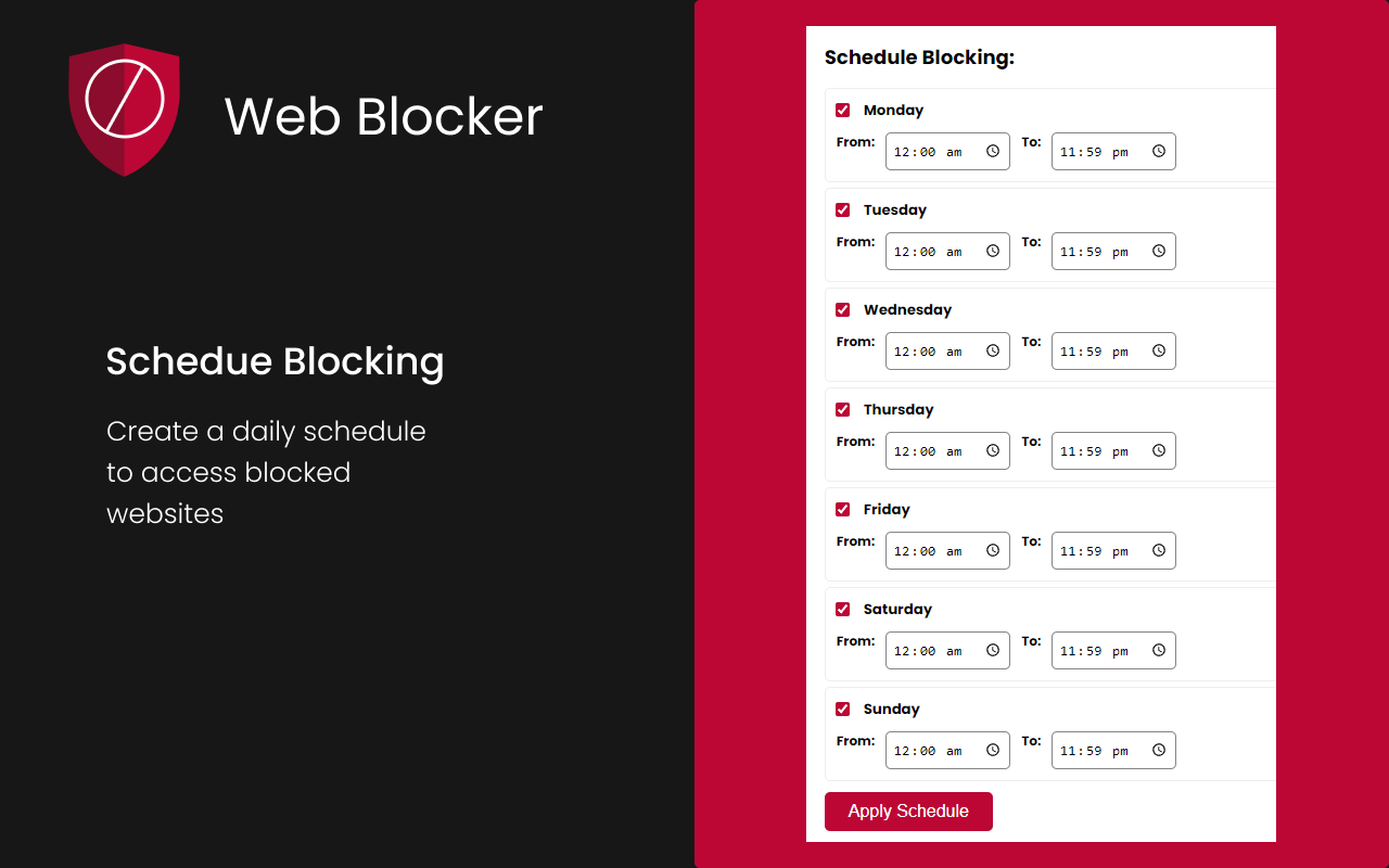 Web Blocker截图2