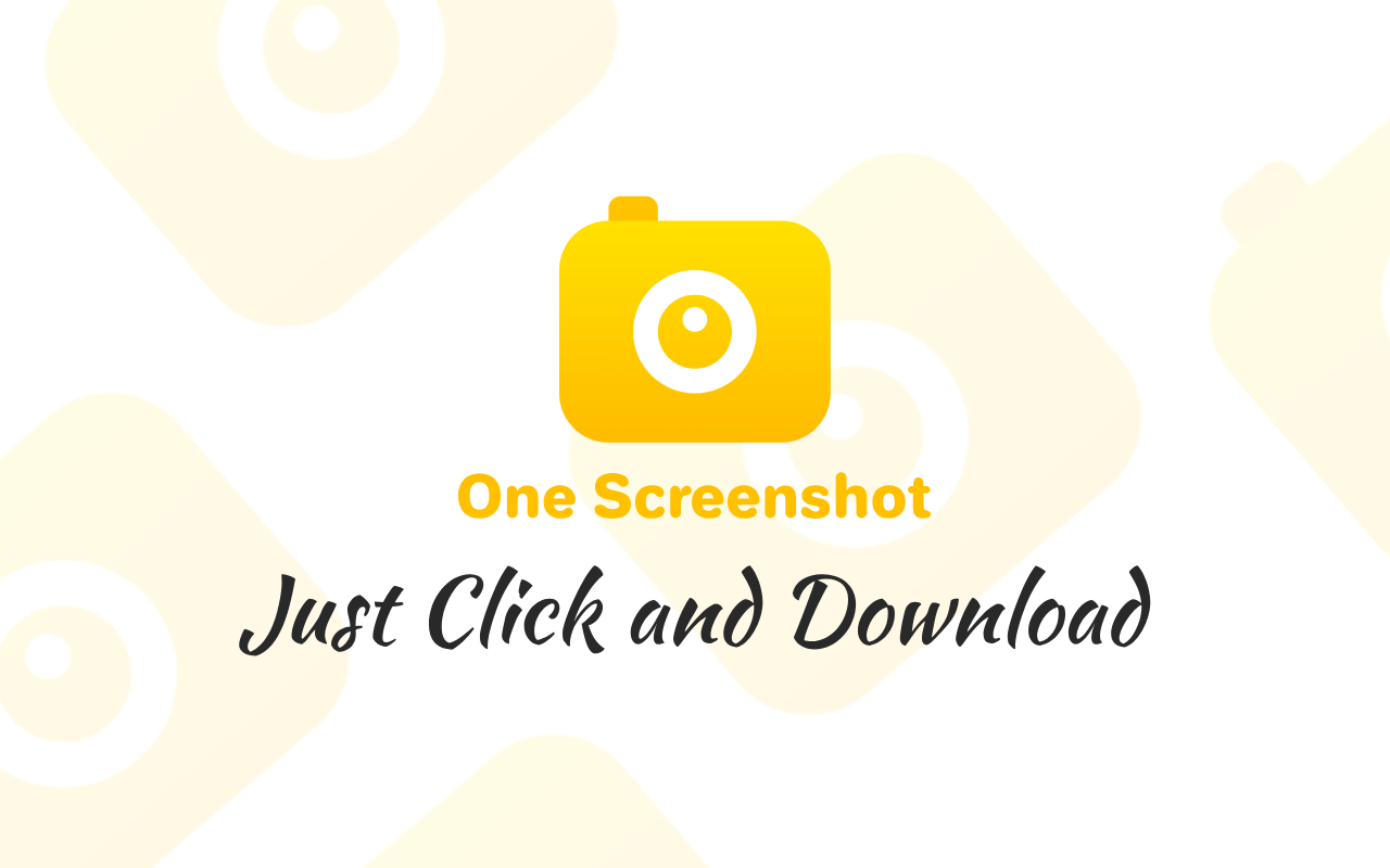 One Screenshot - One Click Screenshot (Current and Full Page)截图1