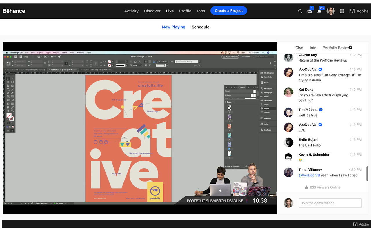 Adobe Live on Behance截图2