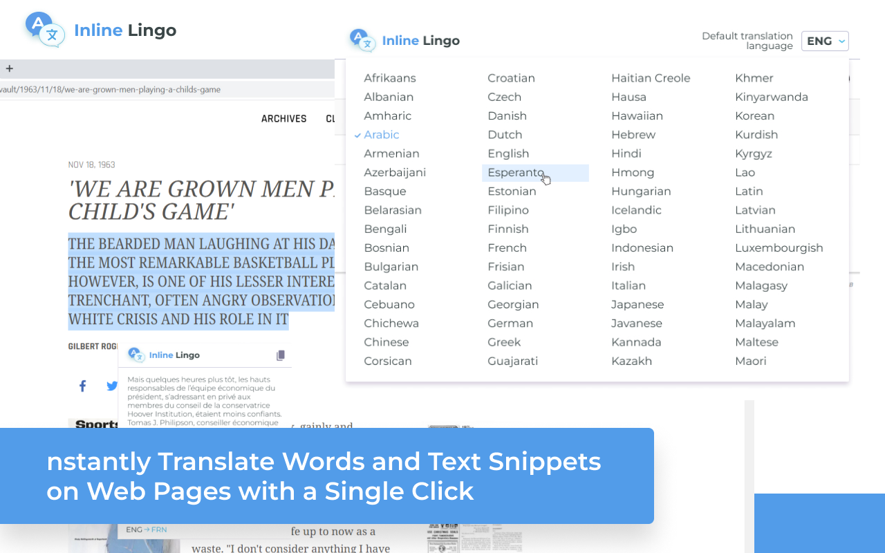Inline Lingo Translator截图1