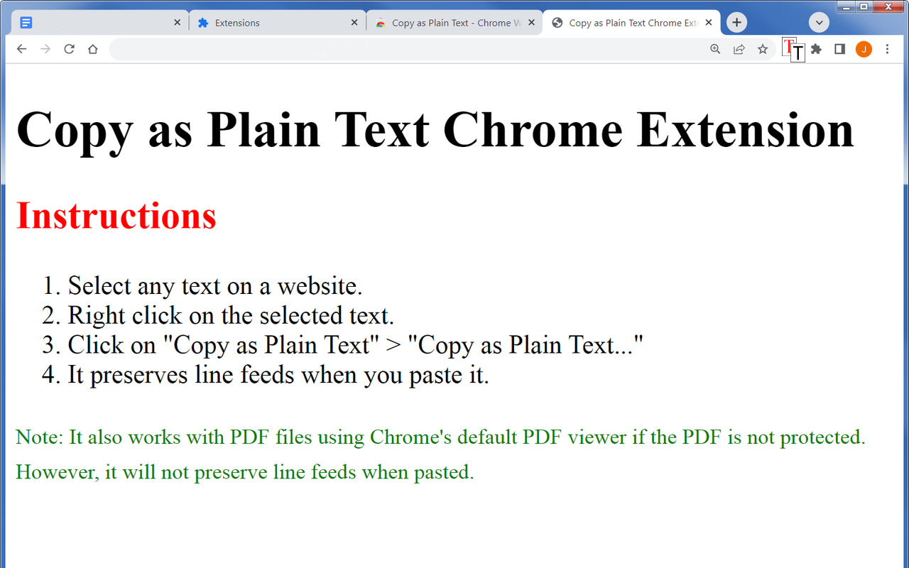 Copy as Plain Text截图3