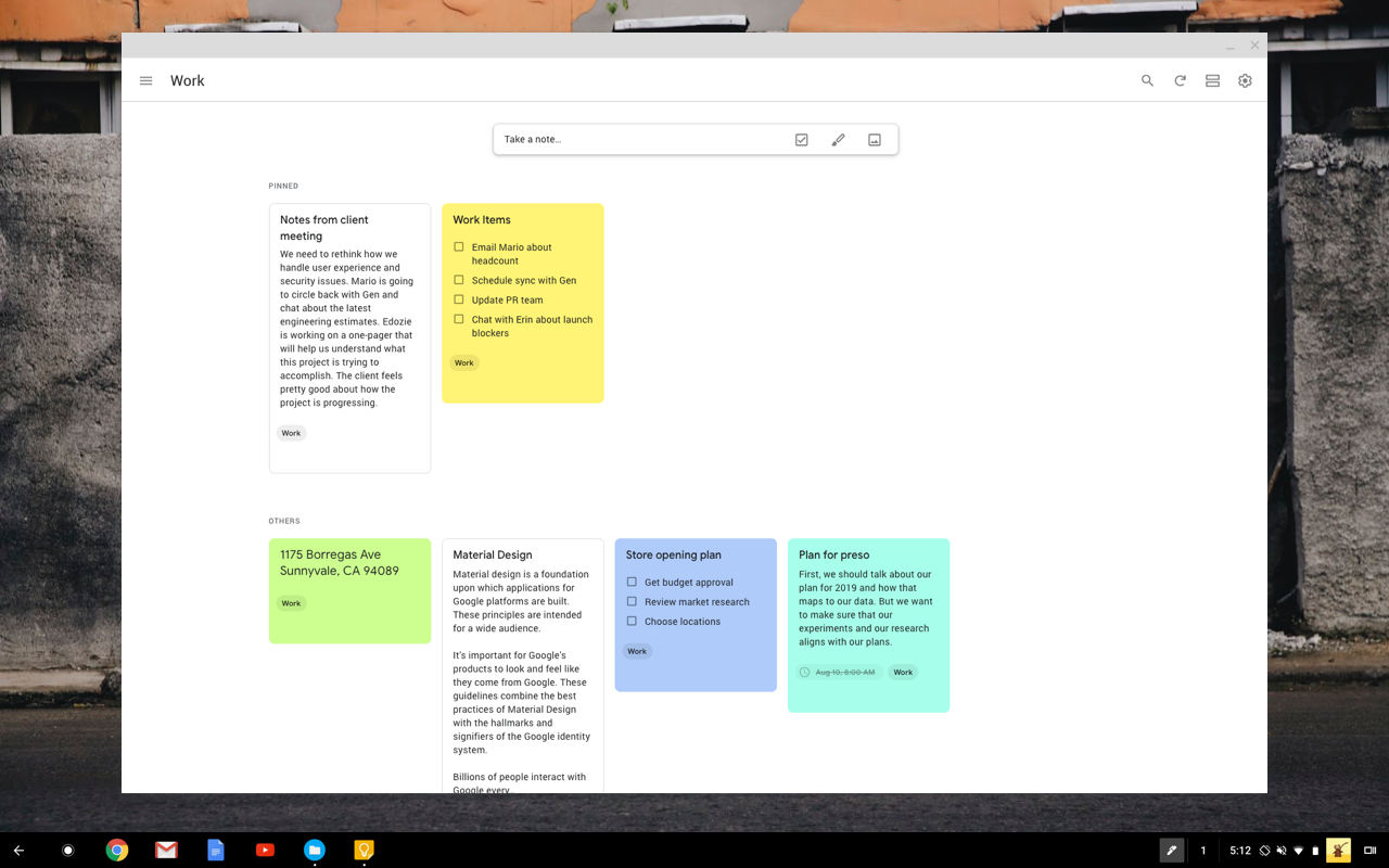 Google Keep - 记事和清单截图1