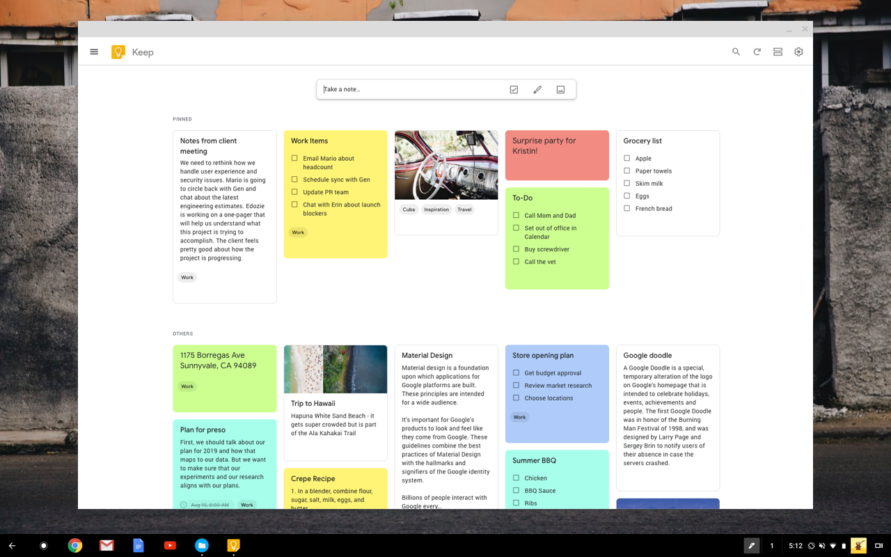 Google Keep - 记事和清单截图2