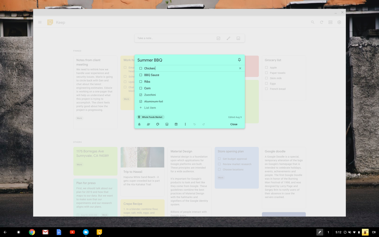 Google Keep - 记事和清单截图3