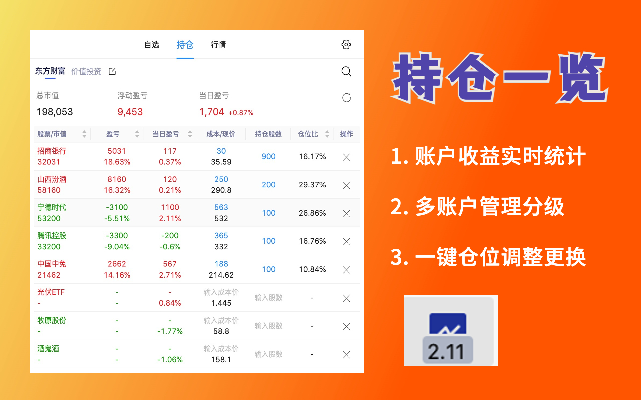 爱盯盘-股票盯盘-基金助手截图3