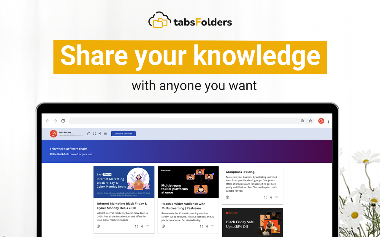 TabsFolders Tab & Bookmark Manager截图1