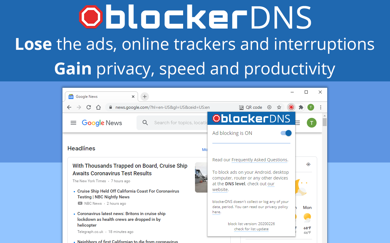 blockerDNS Ad & Tracker Blocking截图2