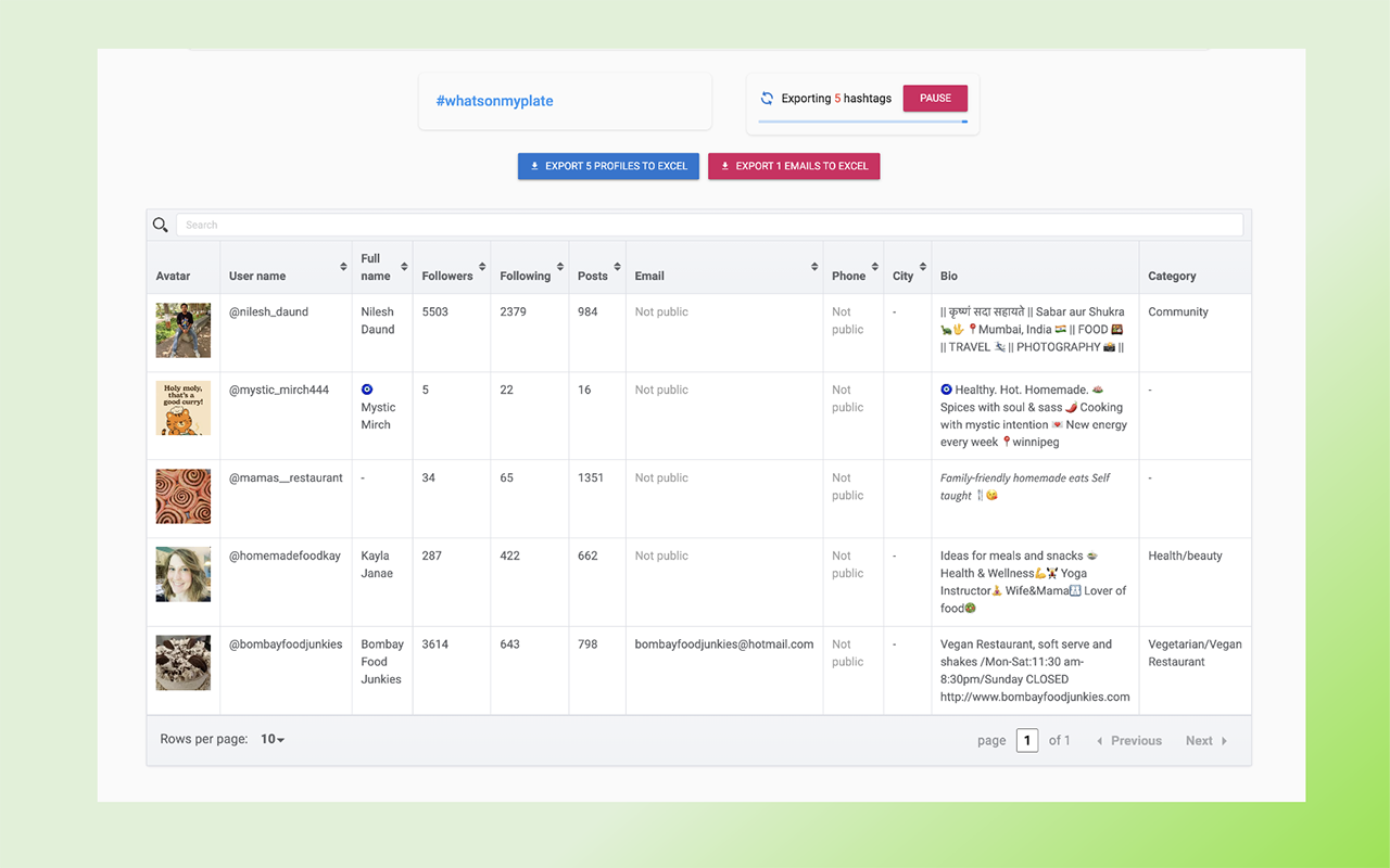 Growman: IG Email Extractor截图2