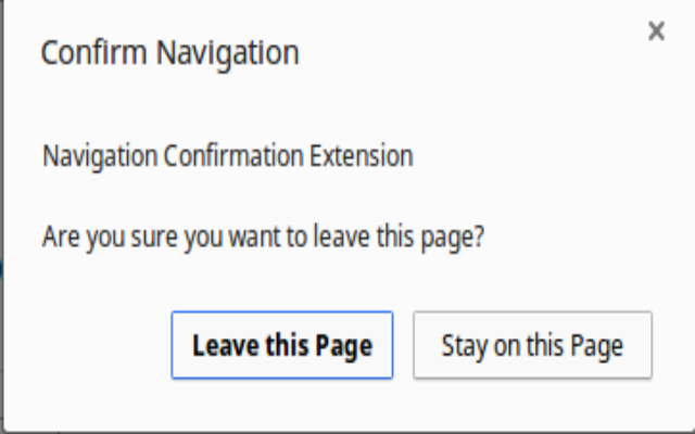 Navigation Confirmation截图1