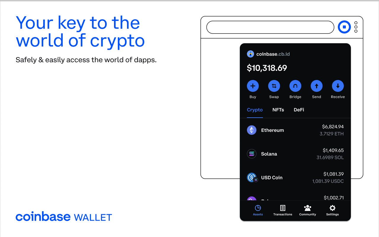 Coinbase Wallet extension截图2