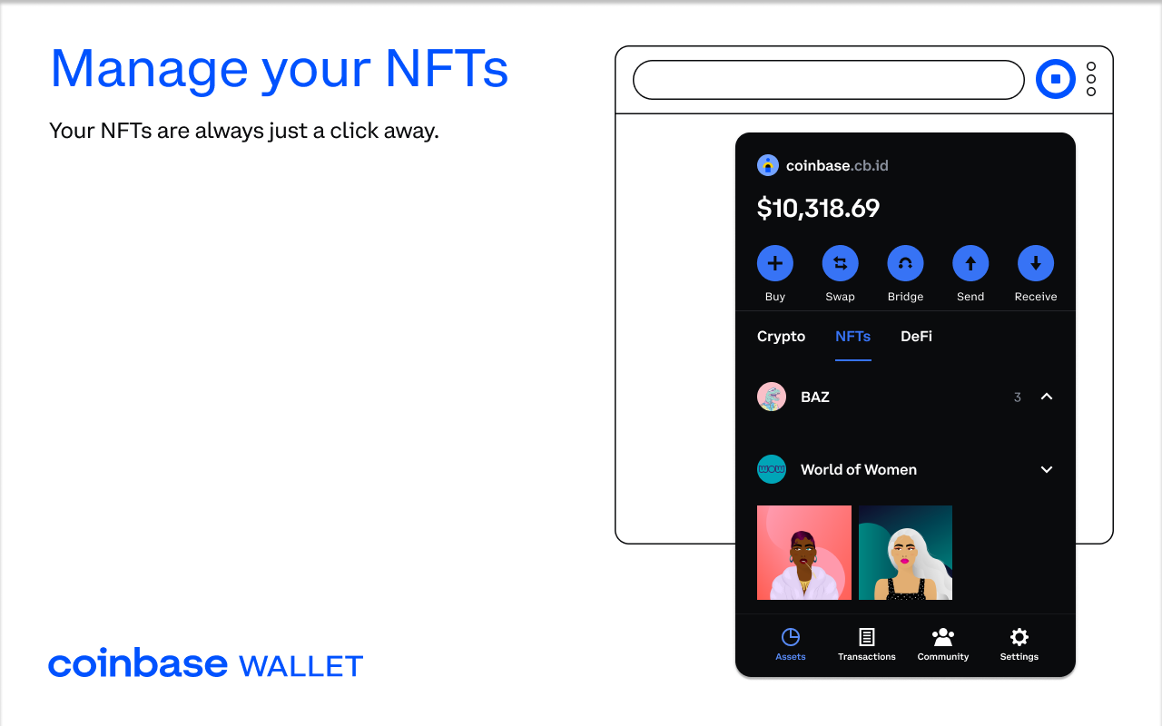 Coinbase Wallet extension截图3