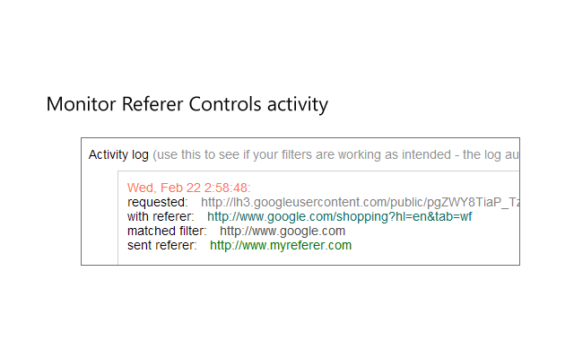 Referer Control截图2