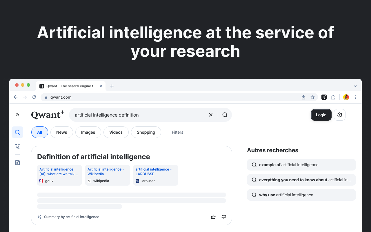 Qwant - Search engine and tracker blocker截图1