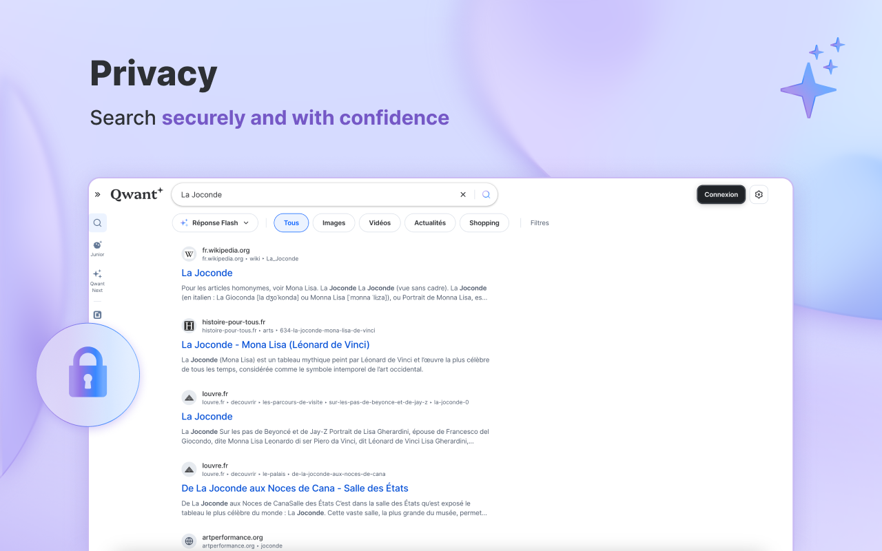 Qwant - Search engine and tracker blocker截图4