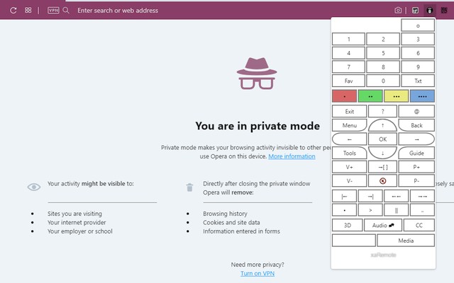 Remote Control ˣᵃ — Network remote ctl for TV截图2