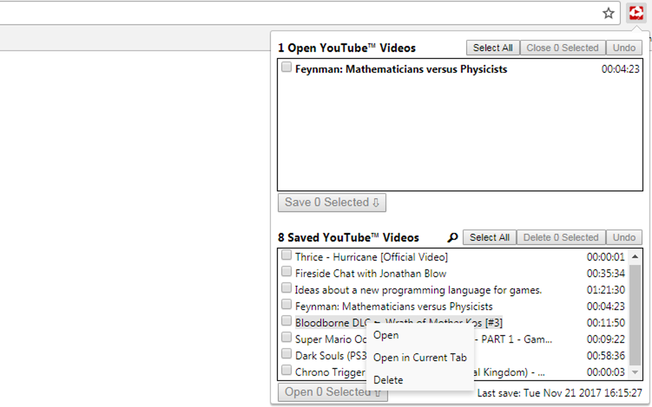 Video Recall for YouTube™截图5