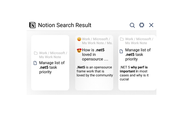 Notion Search Assistant截图2