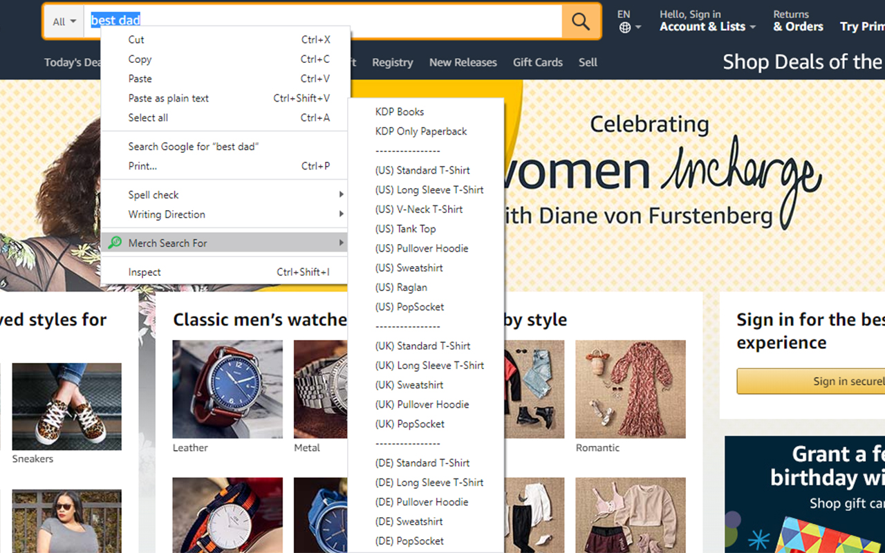 Merch Search For截图1