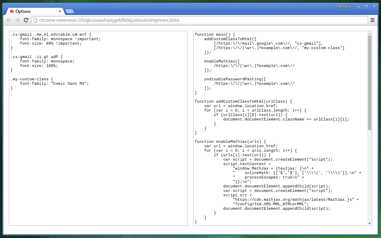 Custom Stylesheet & Script截图1