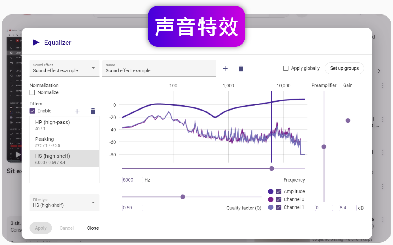 YouTube™专用Channel groups and rating扩展程序截图4
