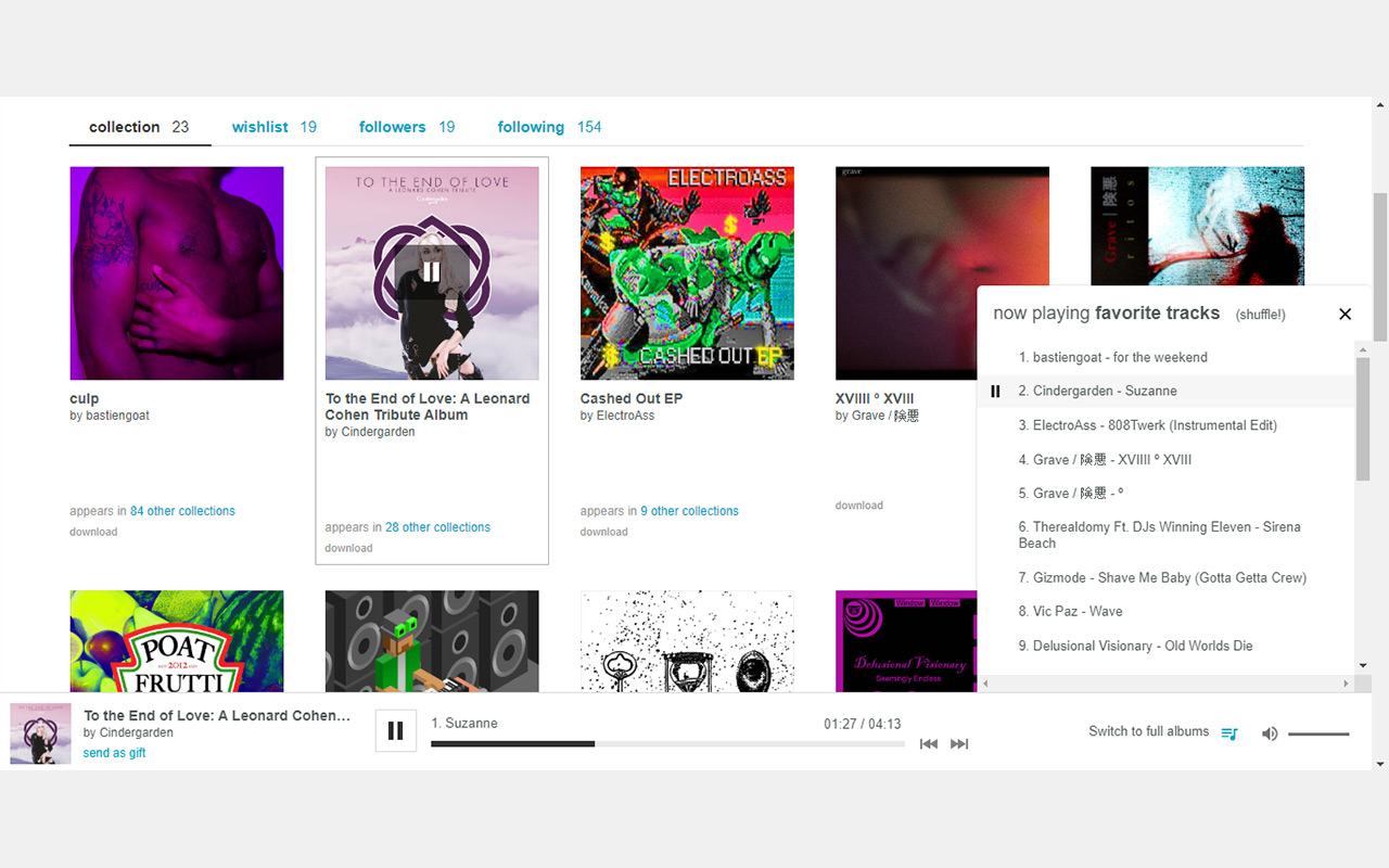 Bandcamp Streamer截图1