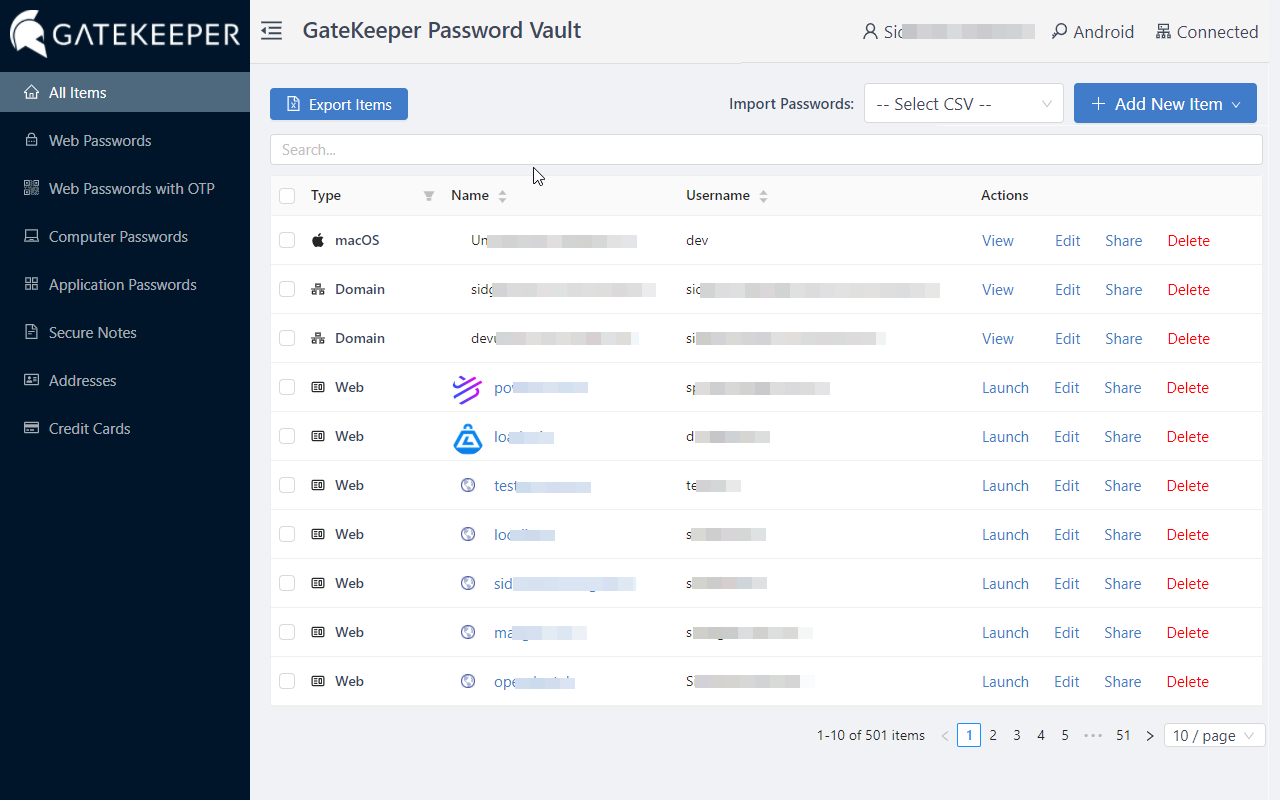 GateKeeper Password Manager截图2
