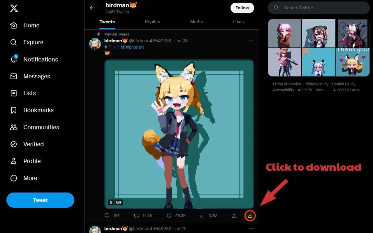 Media Harvest : X (twitter) Media Downloader截图3