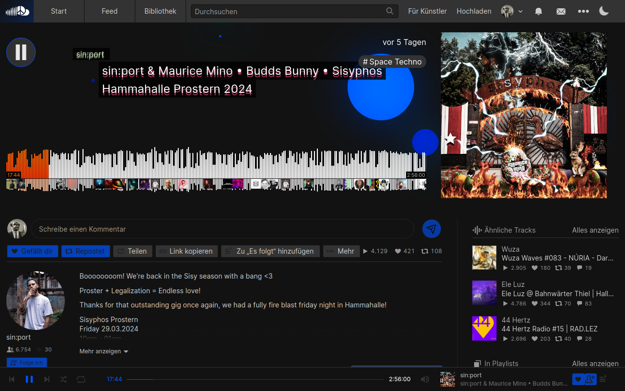 Soundcloud Darker截图2