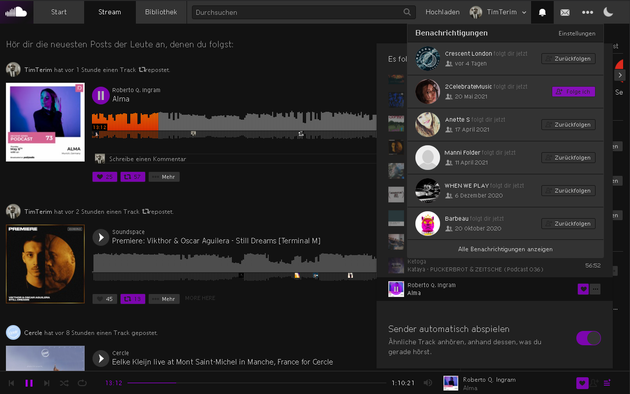 Soundcloud Darker截图5