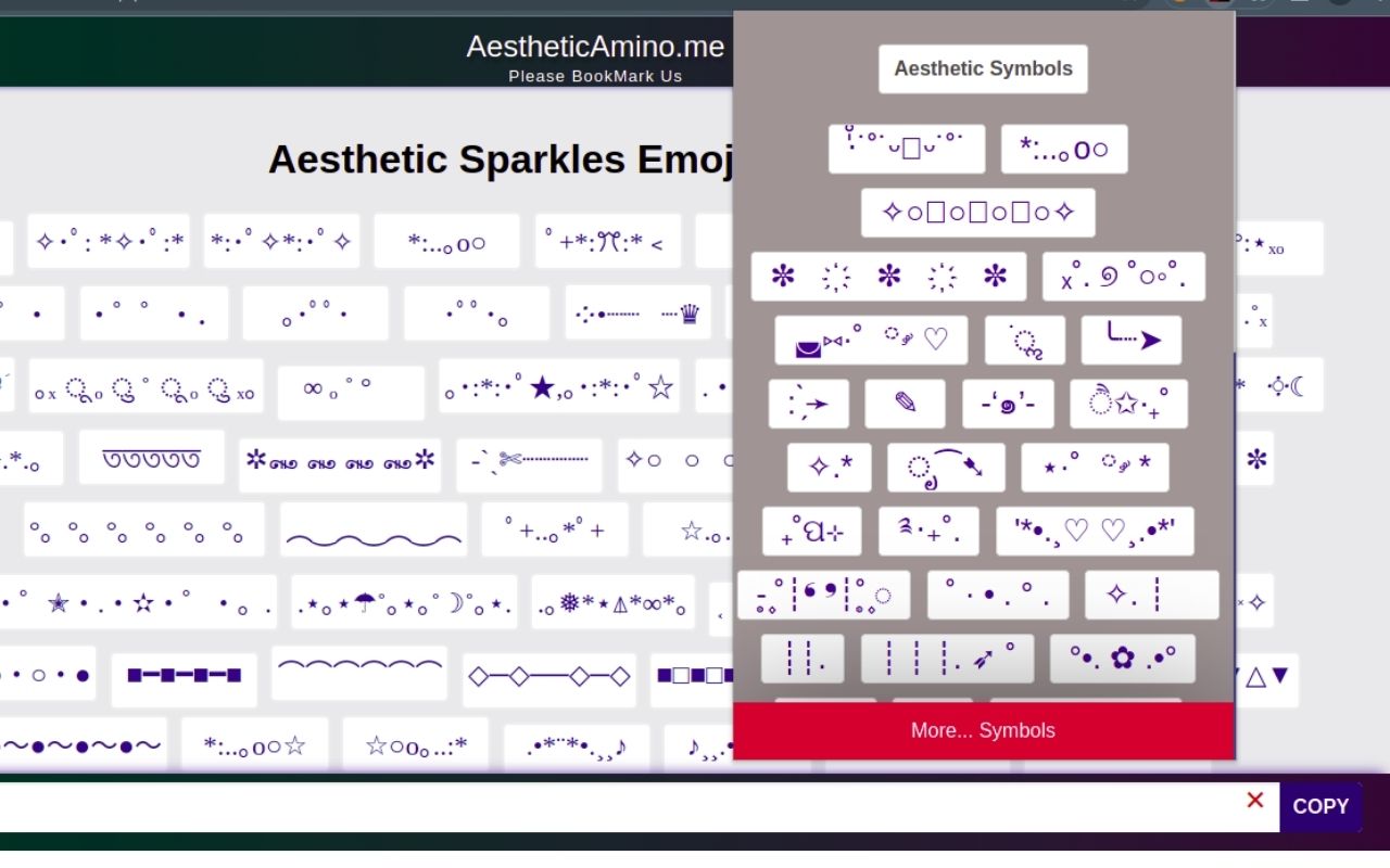 Aesthetic Symbols截图2