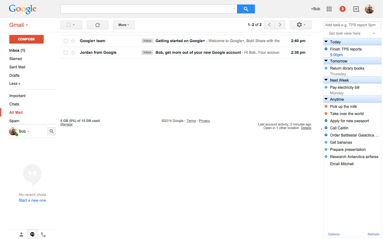 Remember The Milk for Gmail截图1