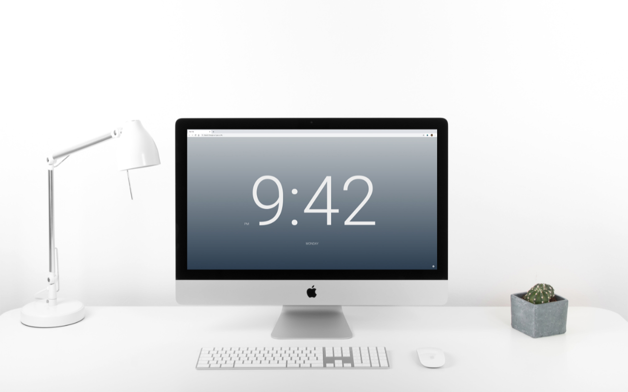 Clock Face: Digital clock for new tab page截图2