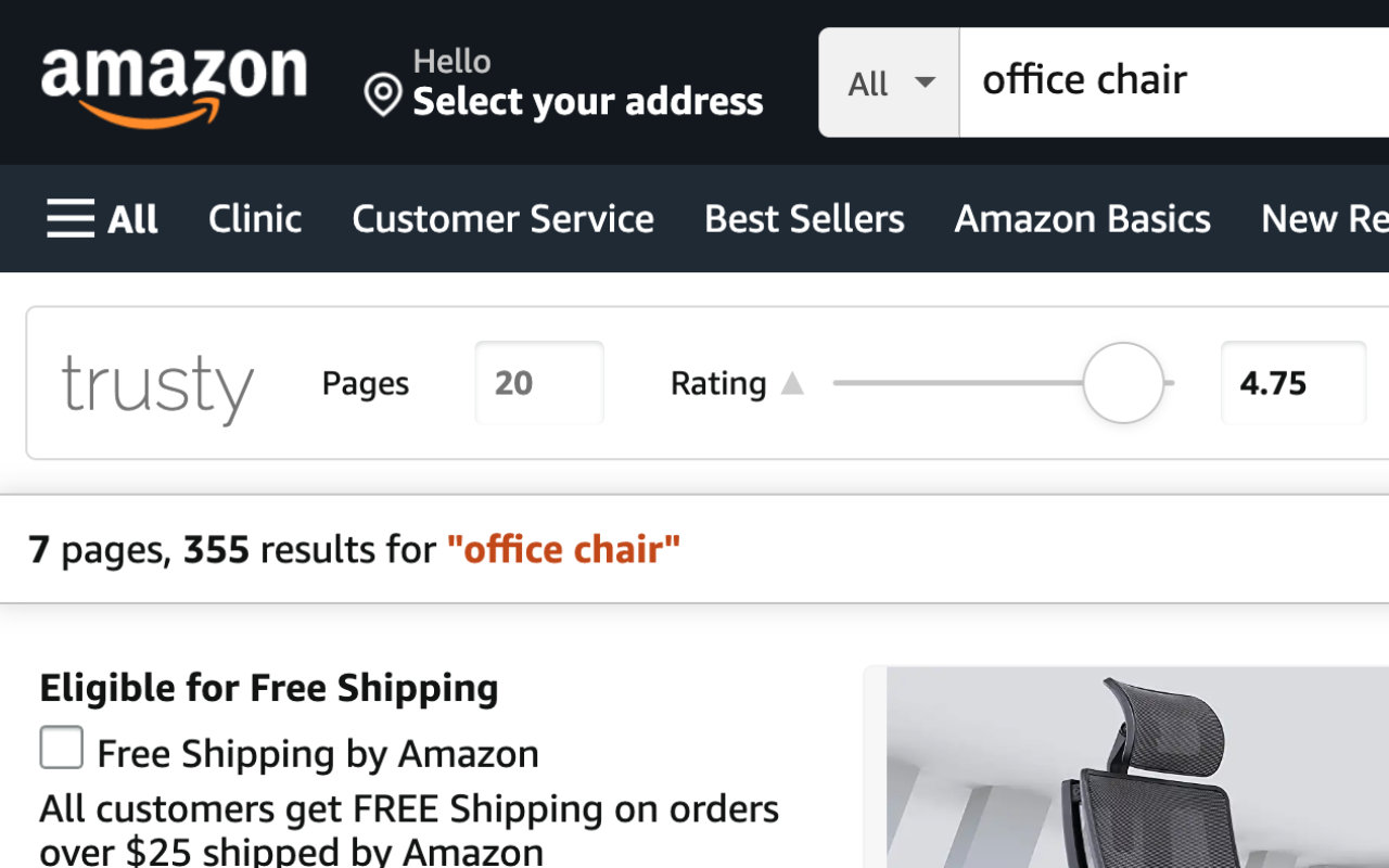 Trusty Search Assistant for Amazon截图3