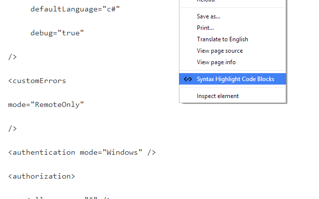 Syntax Highlight Code Blocks截图3