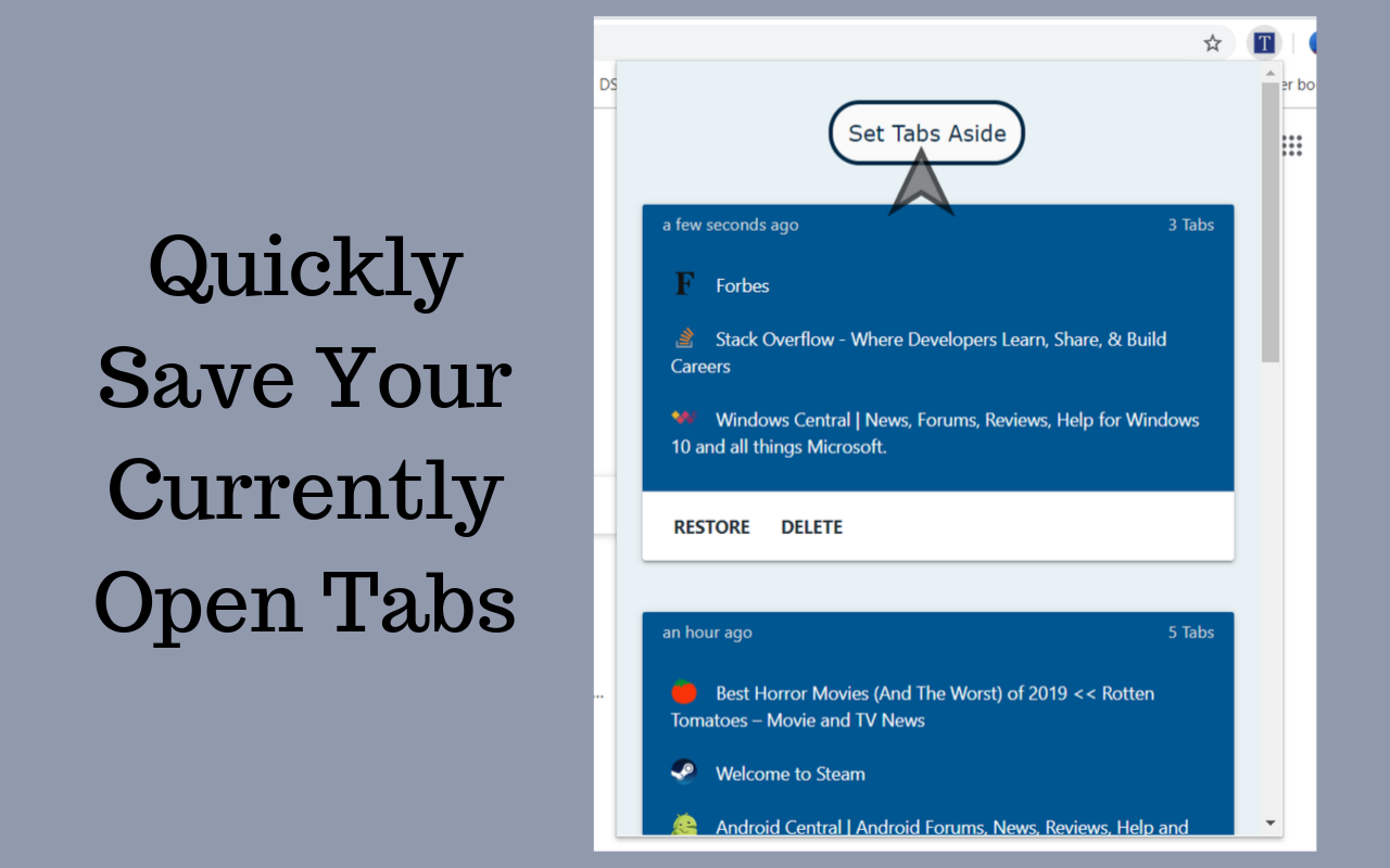 Save Chrome Tabs For Later截图3
