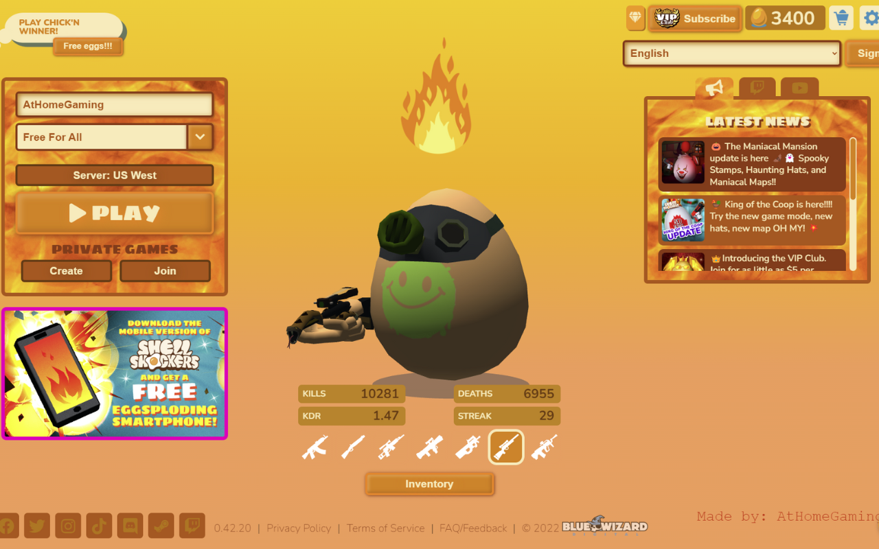 ｟Fire๖ۣۜMarcos｠ | Shell Shockers Theme截图2