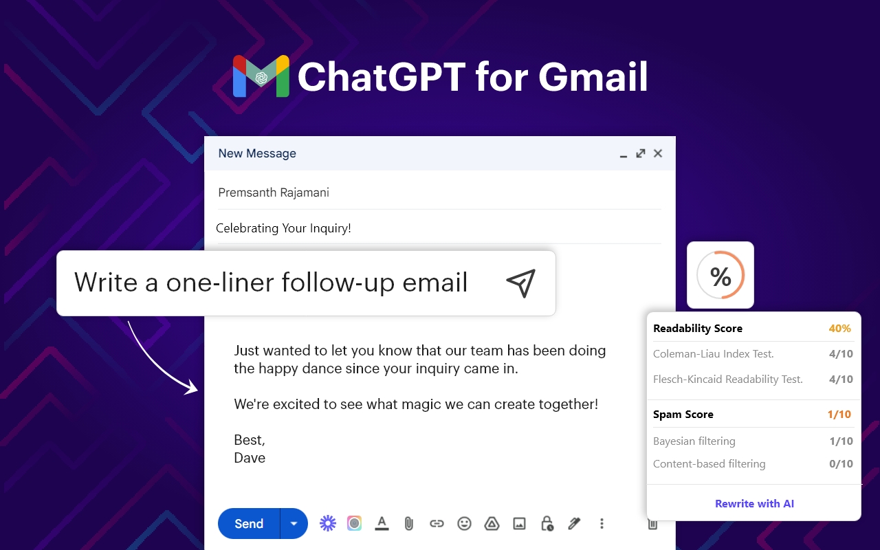 ChatGPT for Gmail截图3