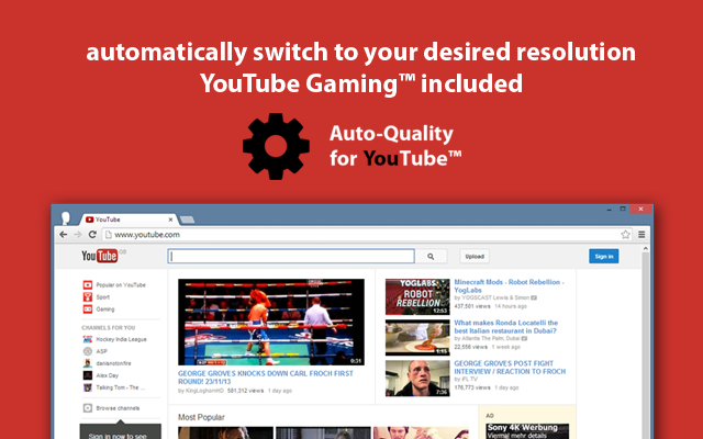 Auto Quality for YouTube™截图1