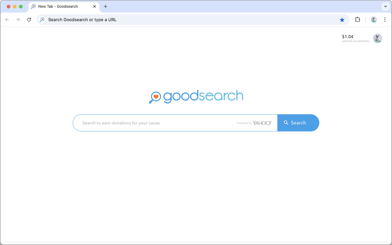 Goodsearch - Search & earn money for charity截图1
