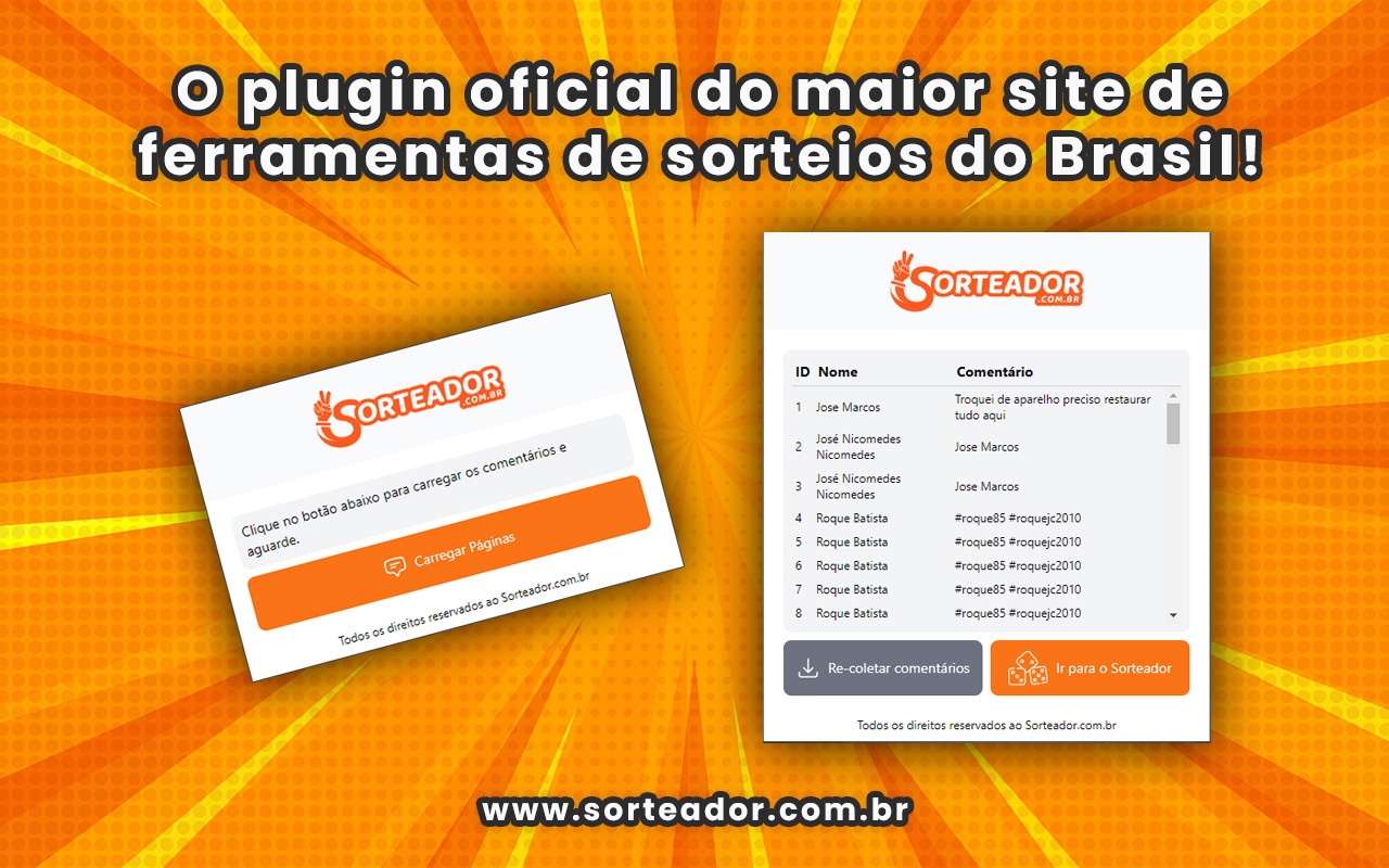 Sorteador Plugin截图1