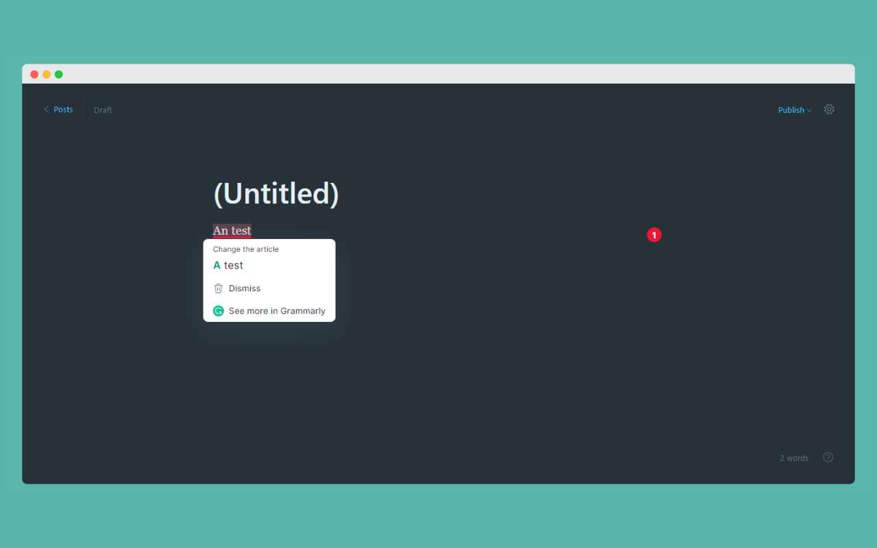 Grammarly with Ghost截图1