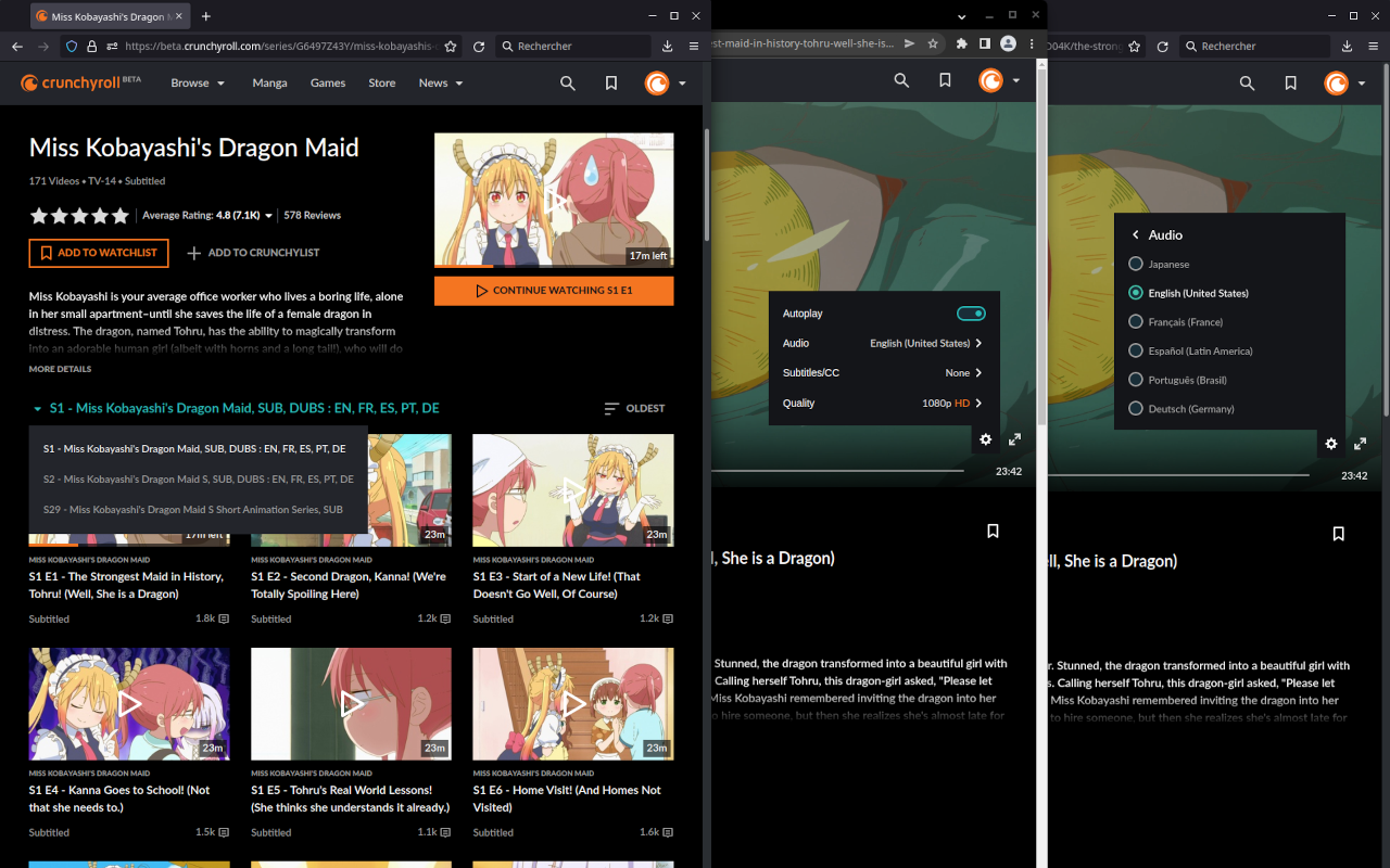 Crunchyroll With Better Seasons截图1