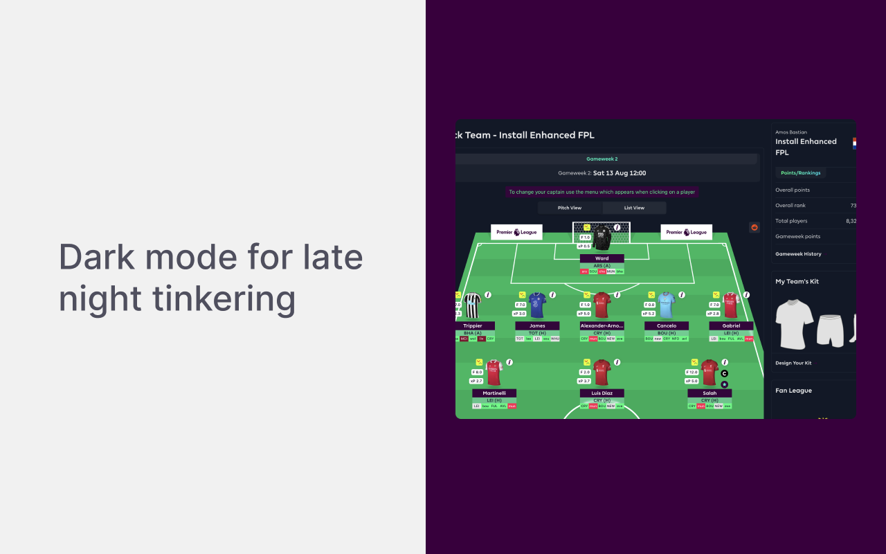 Enhanced FPL - FPL on steroids截图5