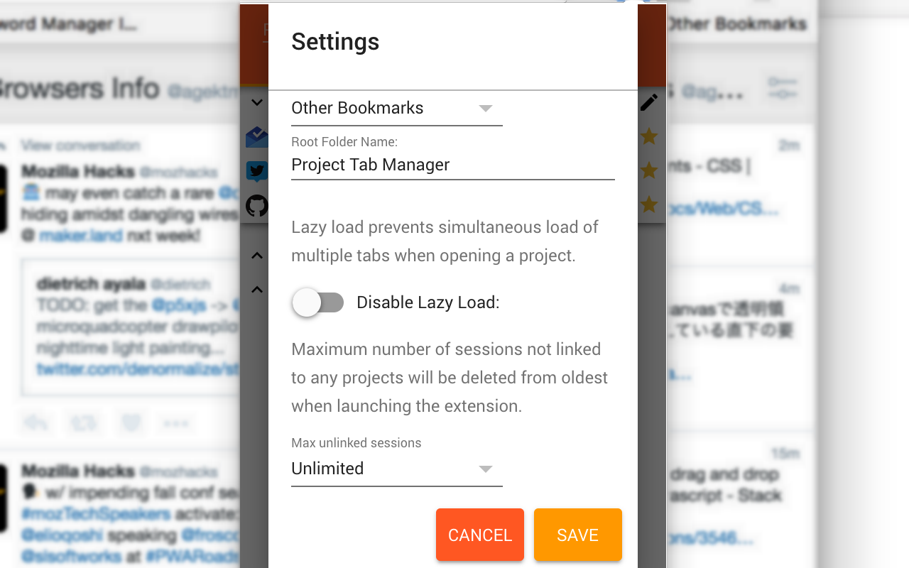 Project Tab Manager截图1